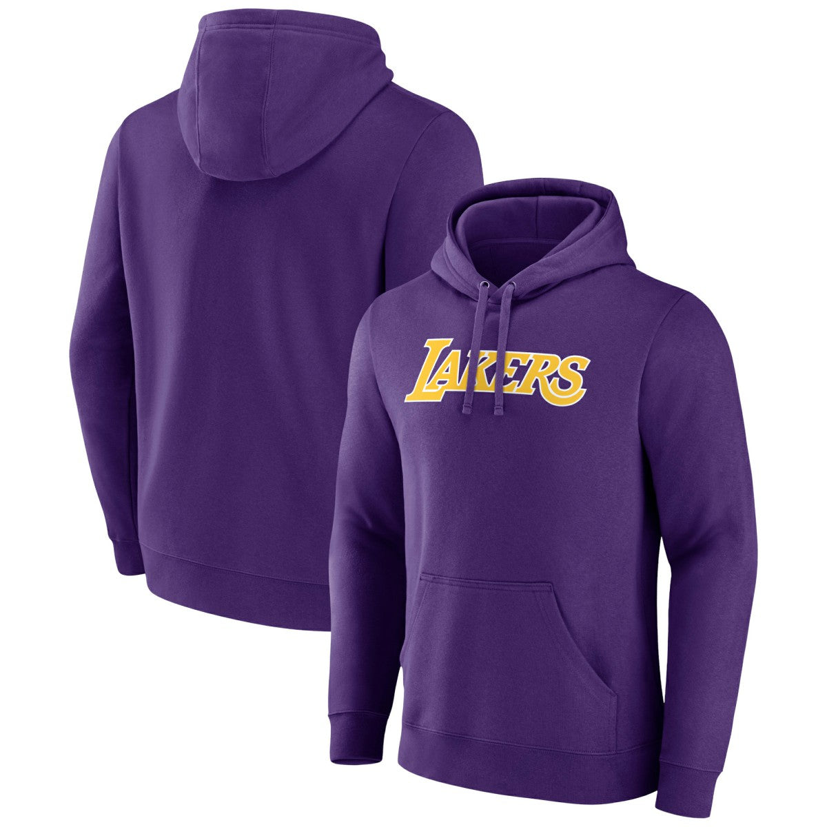 Purple Los Angeles Lakers Wordmark Alternate Pullover Hoodie | NBA