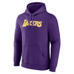 Purple Los Angeles Lakers Wordmark Alternate Pullover Hoodie | NBA