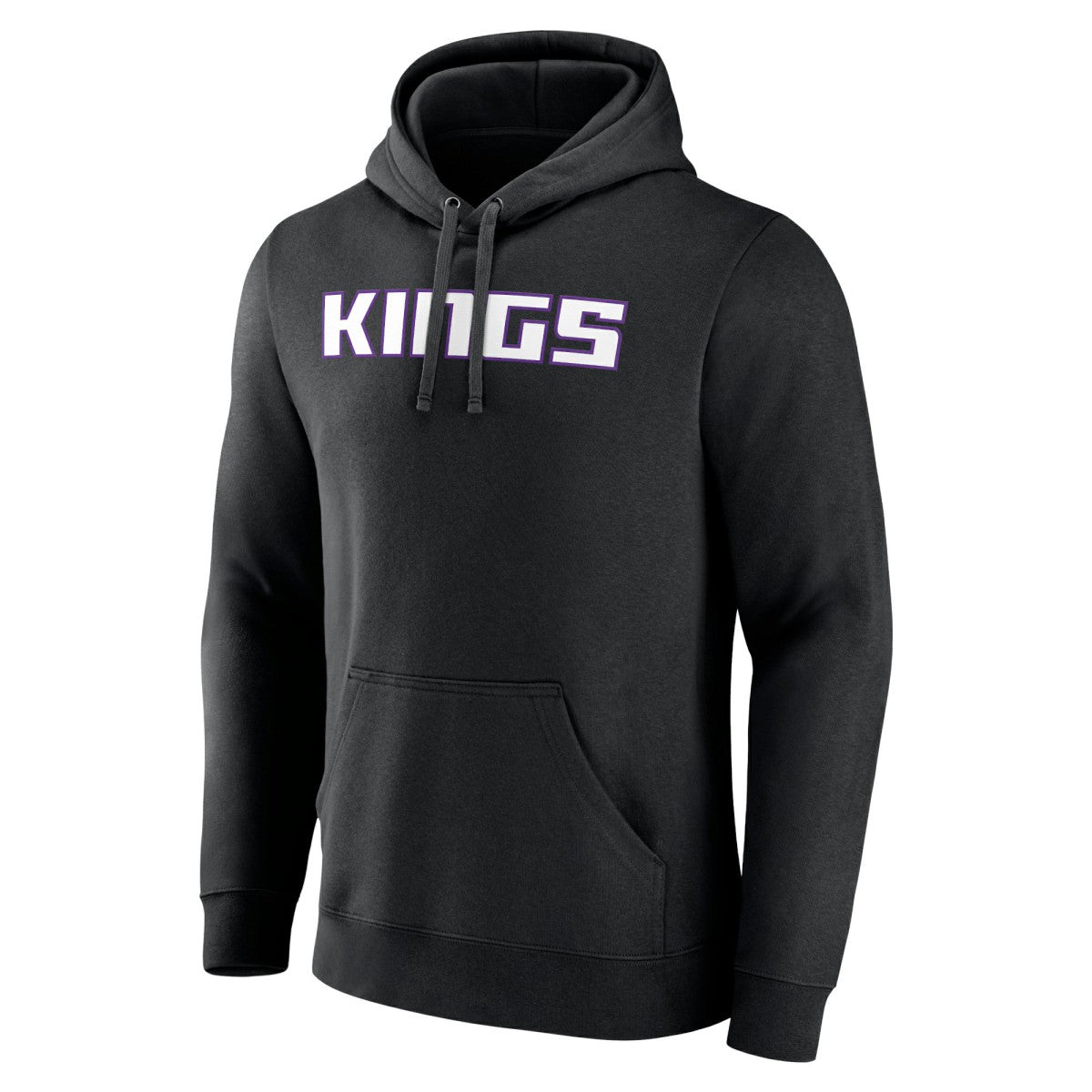 Black Sacramento Kings Wordmark Team Logo Pullover Hoodie | NBA