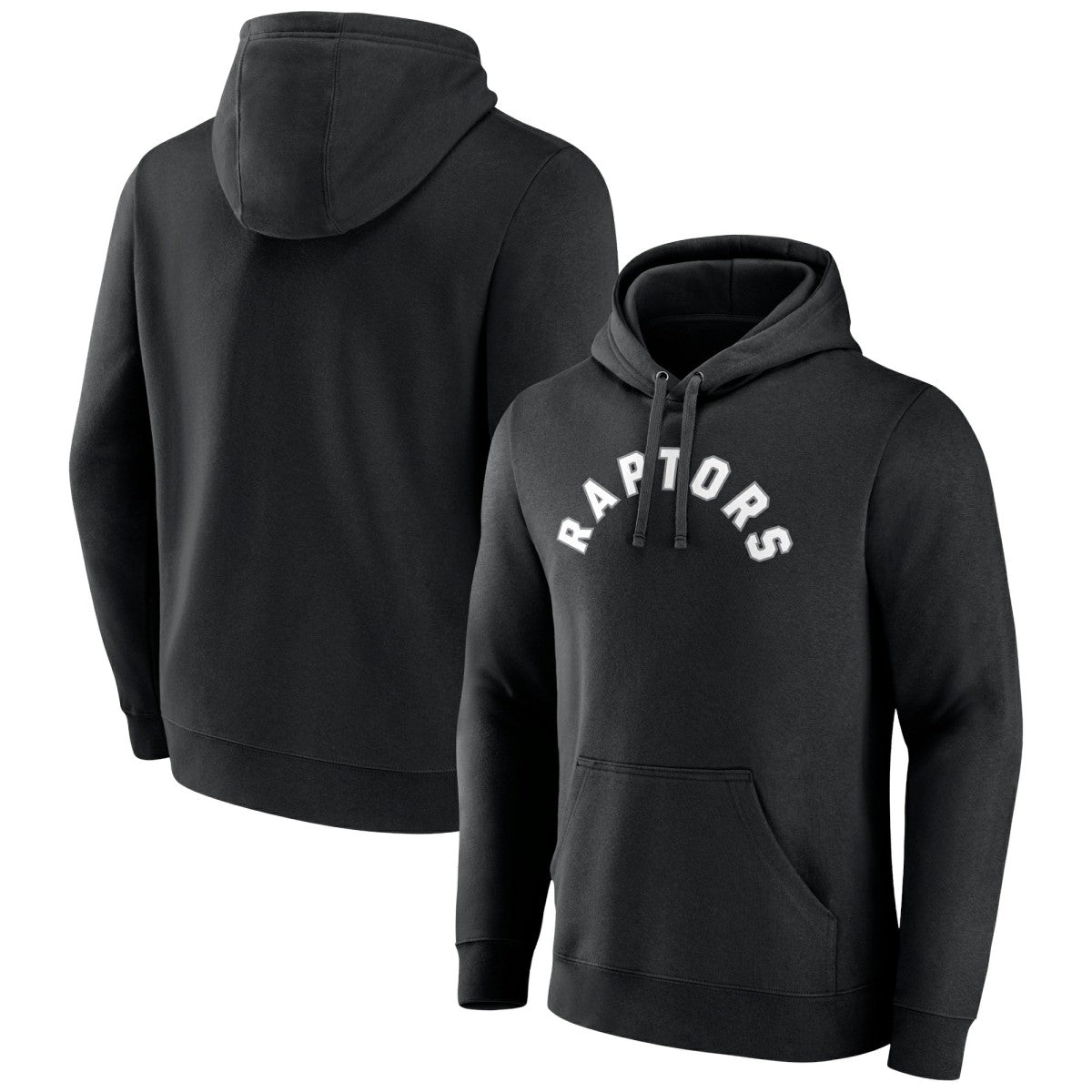 Black Toronto Raptors Wordmark Team Logo Pullover Hoodie | NBA