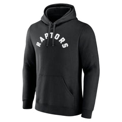 Black Toronto Raptors Wordmark Team Logo Pullover Hoodie | NBA