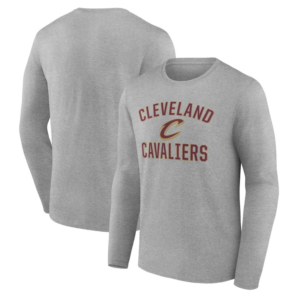 Gray Cleveland Cavaliers Victory Arch Team Long Sleeve T-Shirt sale | NBA