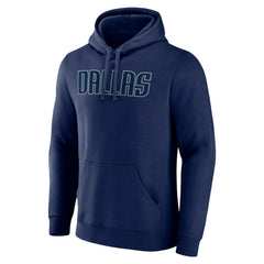 Navy Dallas Mavericks Wordmark Team Pullover Hoodie sale | NBA