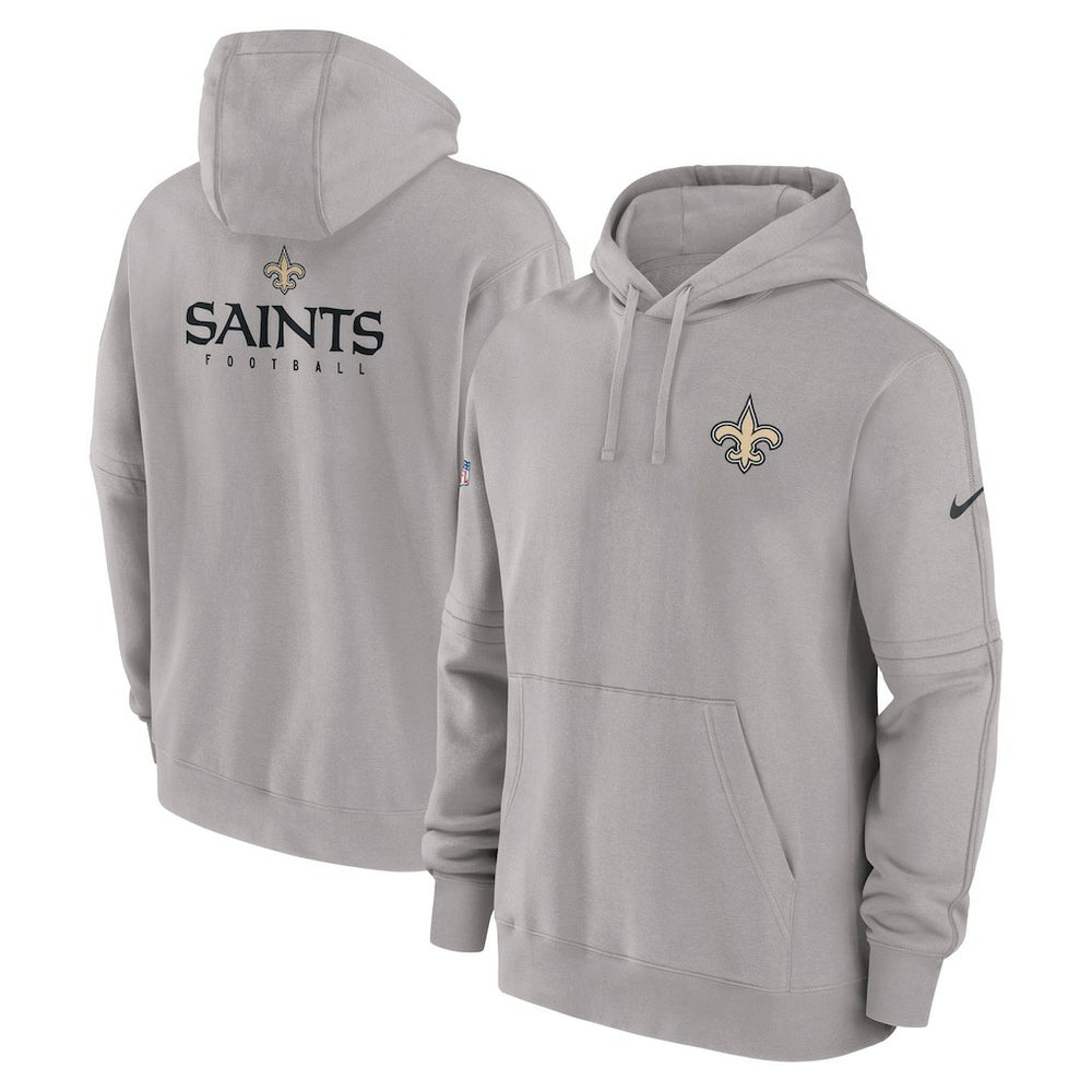 New Orleans Saints Sideline Club Fleece Pullover Hoodie | NFL Online