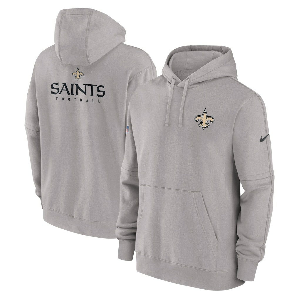 New Orleans Saints Sideline Club Fleece Pullover Hoodie | NFL Online