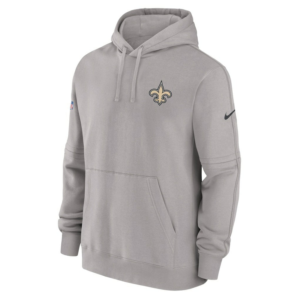 New Orleans Saints Sideline Club Fleece Pullover Hoodie | NFL Online