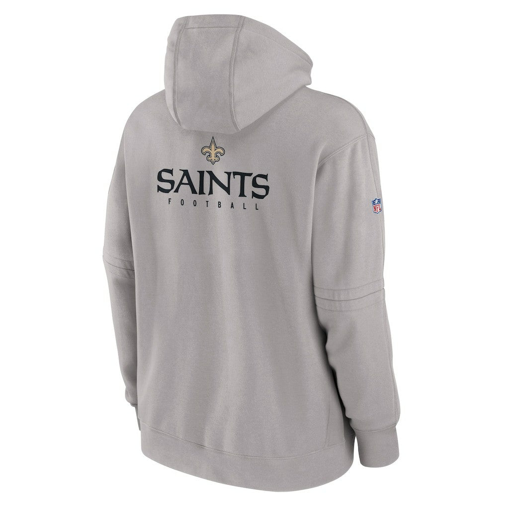 New Orleans Saints Sideline Club Fleece Pullover Hoodie | NFL Online
