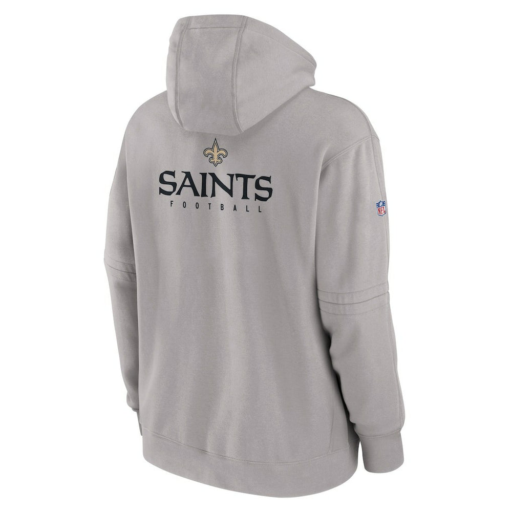 New Orleans Saints Sideline Club Fleece Pullover Hoodie | NFL Online