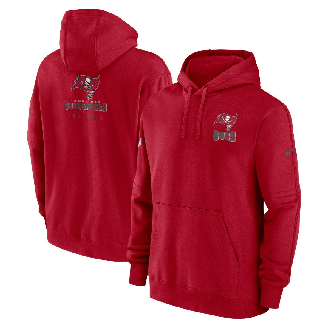 Tampa Bay Buccaneers Sideline Club Fleece Pullover Hoodie | NFL Discount