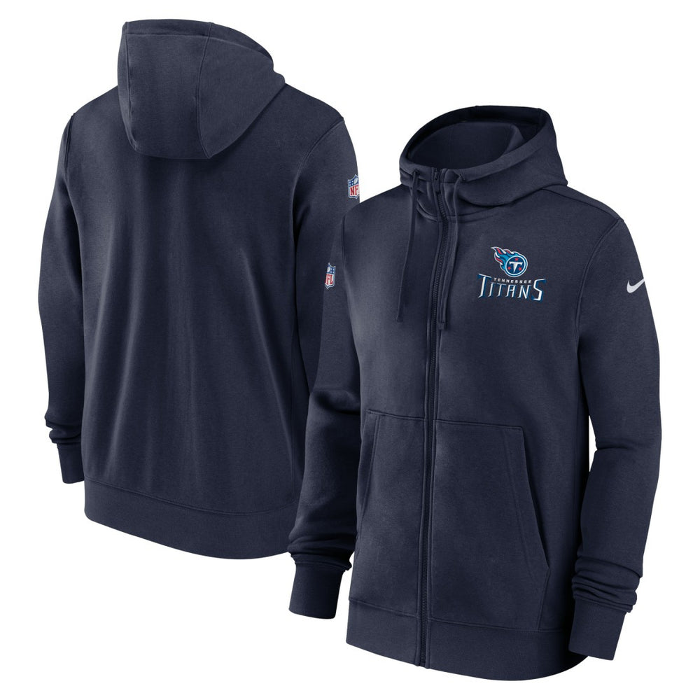 Tennessee Titans 2023/24 Sideline Club Full-Zip Hoodie | NFL On sale