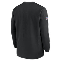 Las Vegas Raiders 2023 Sideline Throwback Heavy Brushed Waffle Long Sleeve Top | NFL Outlet