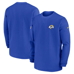 Los Angeles Rams 2023 Sideline Throwback Heavy Brushed Waffle Long Sleeve Top | NFL Near me