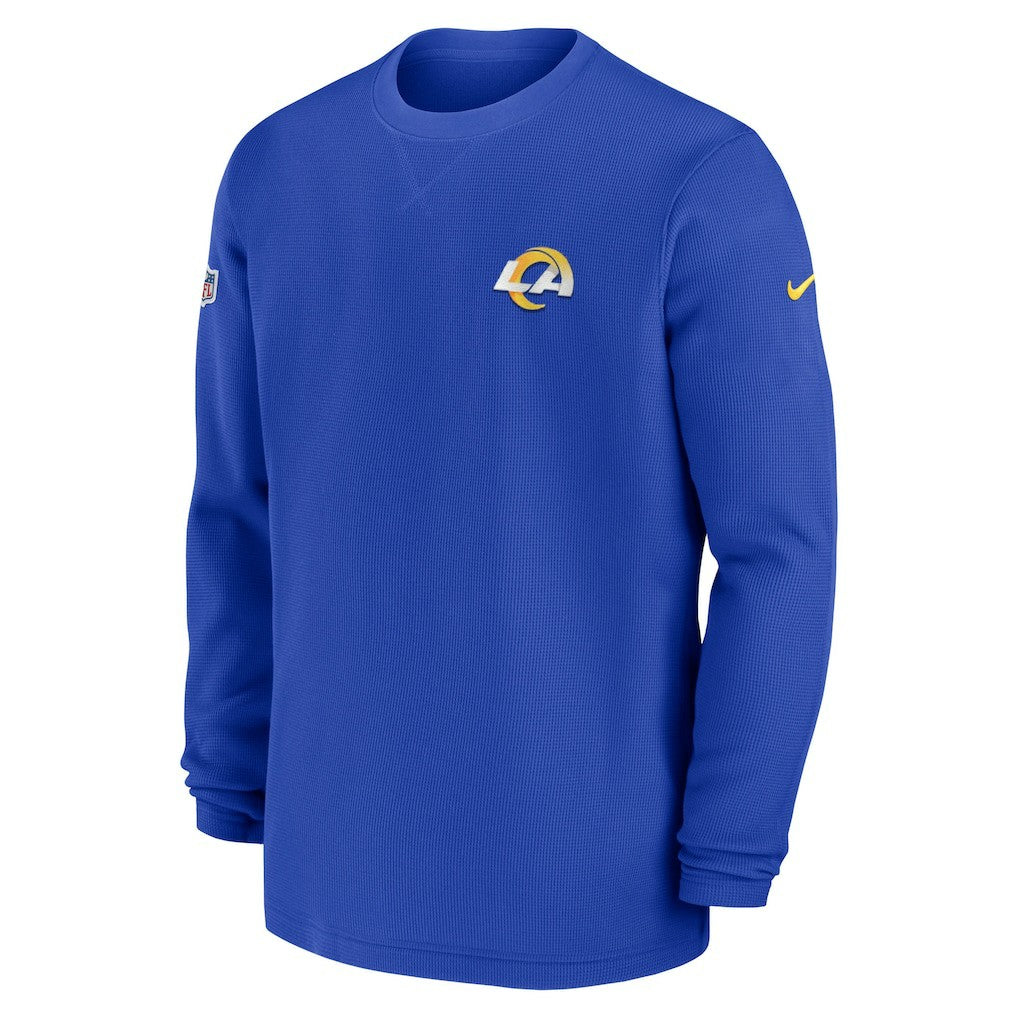 Los Angeles Rams 2023 Sideline Throwback Heavy Brushed Waffle Long Sleeve Top | NFL Near me
