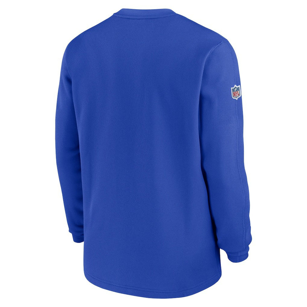 Los Angeles Rams 2023 Sideline Throwback Heavy Brushed Waffle Long Sleeve Top | NFL Near me