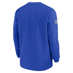 Los Angeles Rams 2023 Sideline Throwback Heavy Brushed Waffle Long Sleeve Top | NFL Near me
