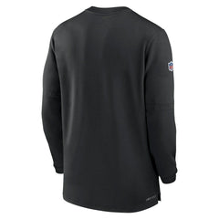 Las Vegas Raiders 2023 Sideline Performance Long Sleeve Tri-Blend Quarter-Zip Top | NFL US