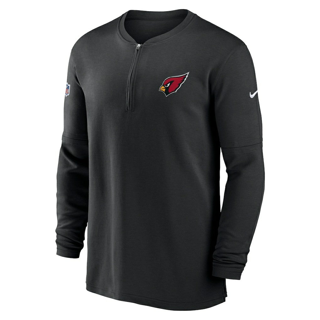 Arizona Cardinals 2023 Sideline Performance Long Sleeve Tri-Blend Quarter-Zip Top | NFL Hot