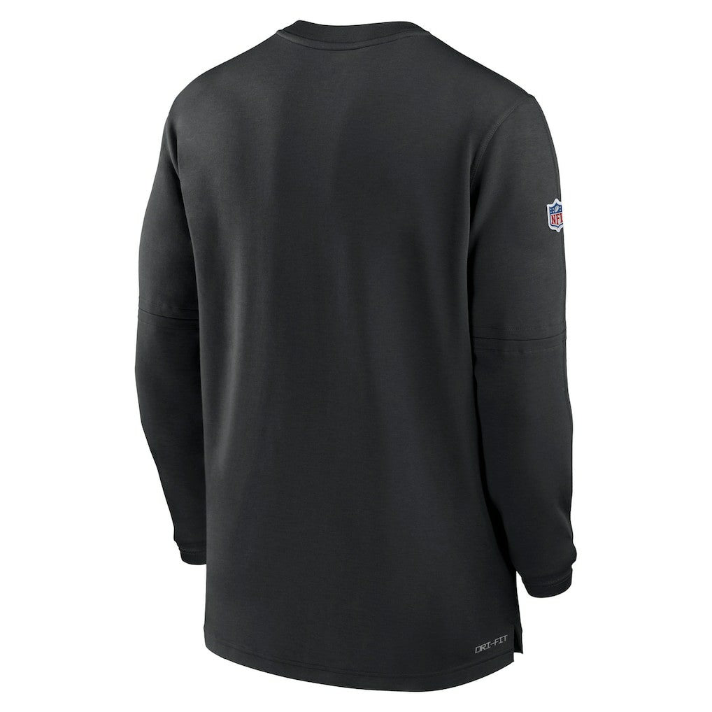 Carolina Panthers 2023 Sideline Performance Long Sleeve Tri-Blend Quarter-Zip Top | NFL Near me