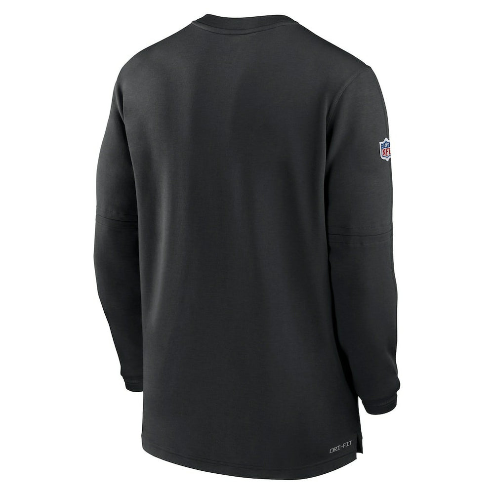 Carolina Panthers 2023 Sideline Performance Long Sleeve Tri-Blend Quarter-Zip Top | NFL Near me