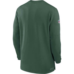 Green Bay Packers 2023 Sideline Performance Long Sleeve Tri-Blend Quarter-Zip Top | NFL Online