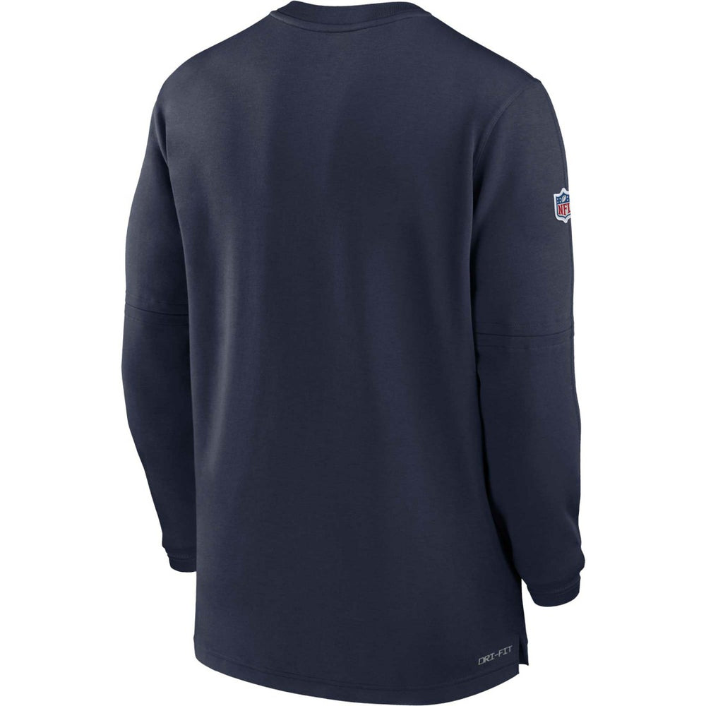 Tennessee Titans 2023 Sideline Performance Long Sleeve Tri-Blend Quarter-Zip Top | NFL Outlet