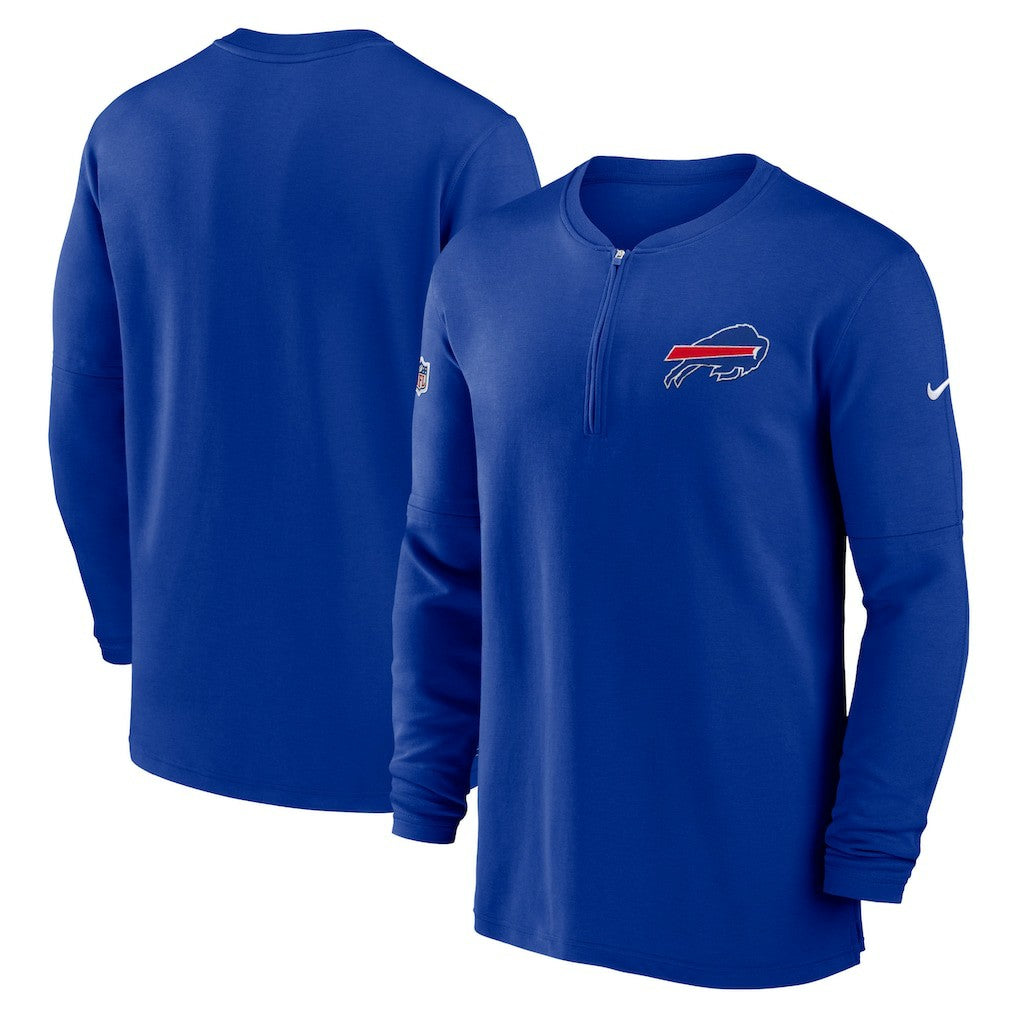 Buffalo Bills 2023 Sideline Performance Long Sleeve Tri-Blend Quarter-Zip Top | NFL New