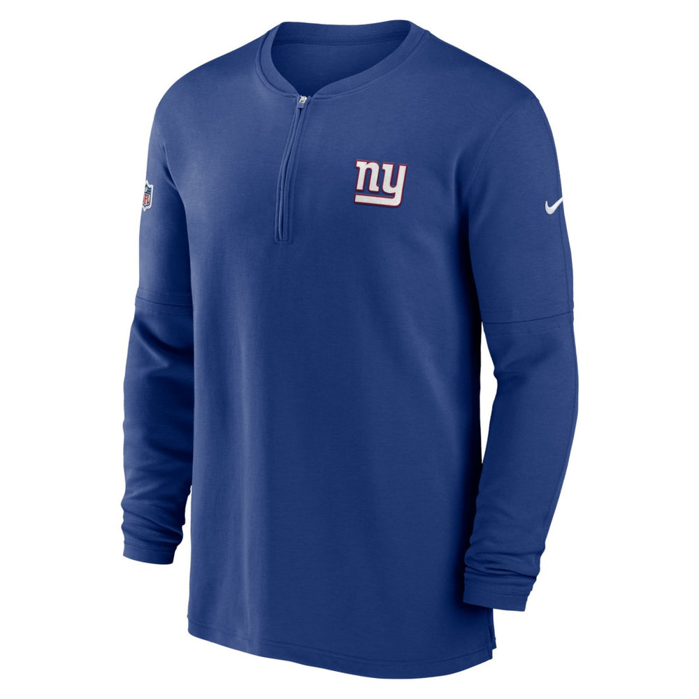 New York Giants 2023 Sideline Performance Long Sleeve Tri-Blend Quarter-Zip Top | NFL Hot