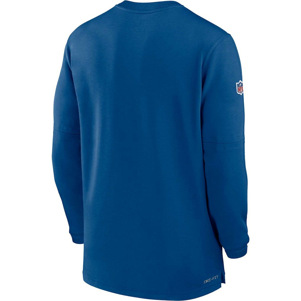 Indianapolis Colts 2023 Sideline Performance Long Sleeve Tri-Blend Quarter-Zip Top | NFL Online