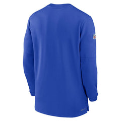 Los Angeles Rams 2023 Sideline Performance Long Sleeve Tri-Blend Quarter-Zip Top | NFL On sale