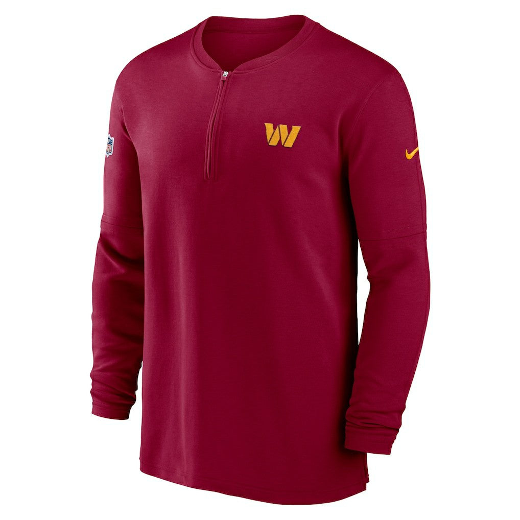 Washington Commanders 2023 Sideline Performance Long Sleeve Tri-Blend Quarter-Zip Top | NFL Online