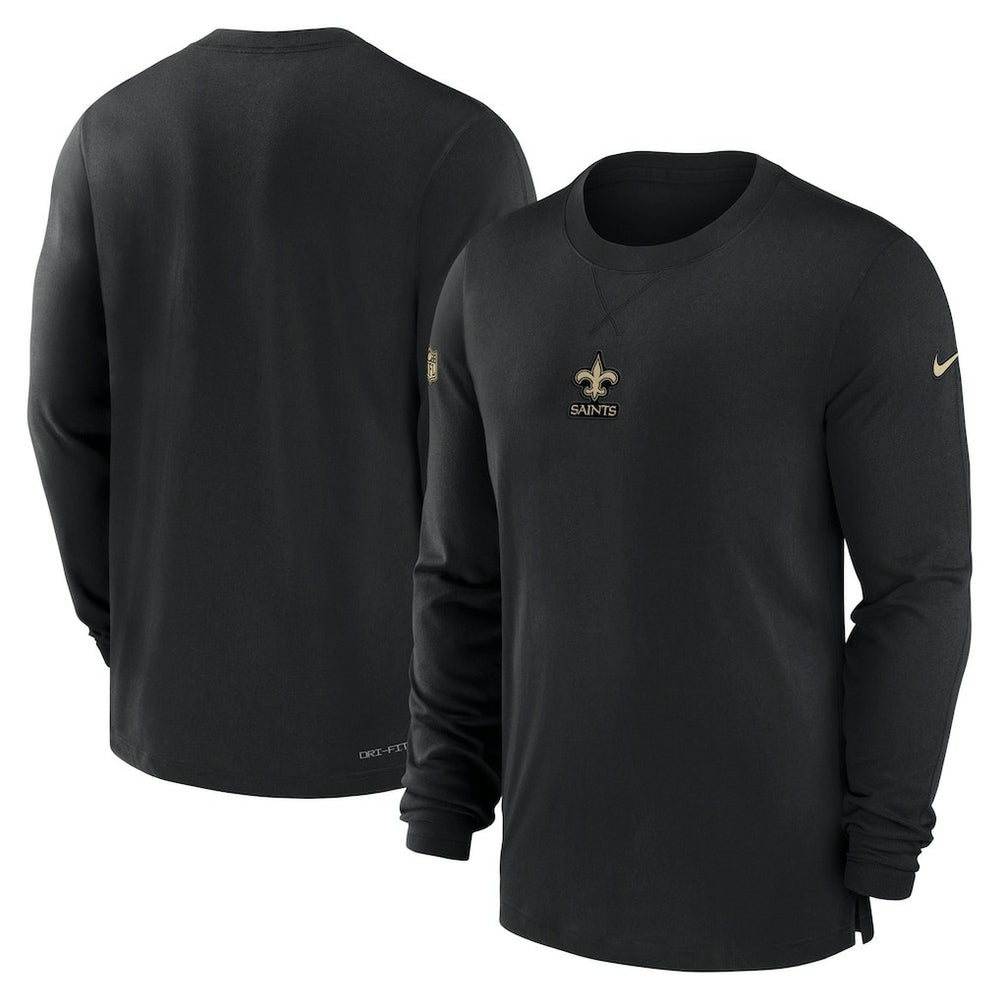 New Orleans Saints 2023 Sideline Performance Long Sleeve T-Shirt | NFL US