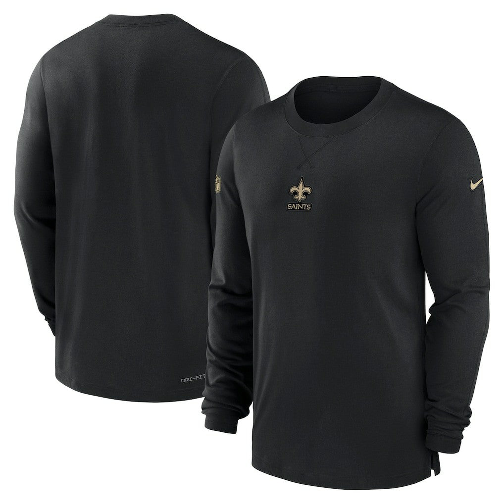New Orleans Saints 2023 Sideline Performance Long Sleeve T-Shirt | NFL US