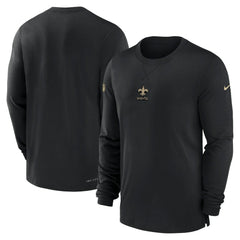 New Orleans Saints 2023 Sideline Performance Long Sleeve T-Shirt | NFL US