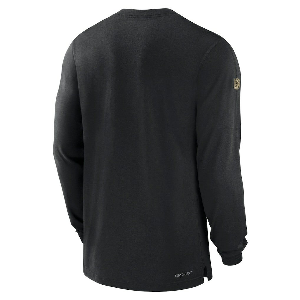 New Orleans Saints 2023 Sideline Performance Long Sleeve T-Shirt | NFL US