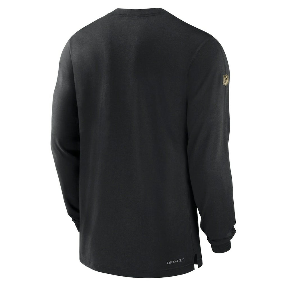 New Orleans Saints 2023 Sideline Performance Long Sleeve T-Shirt | NFL US