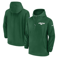 New York Jets Sideline Half-Zip Hoodie | NFL Online