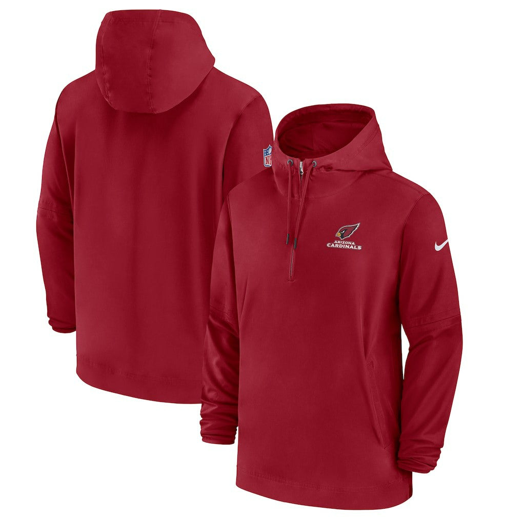 Arizona Cardinals Sideline Half-Zip Hoodie | NFL Near me