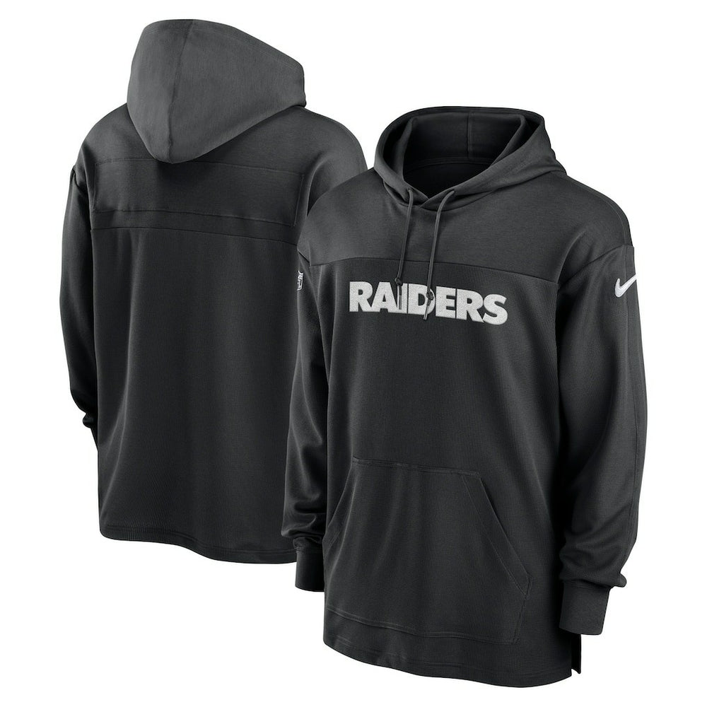 Las Vegas Raiders 2023 Sideline Lightweight Performance Hooded Top | NFL Discount