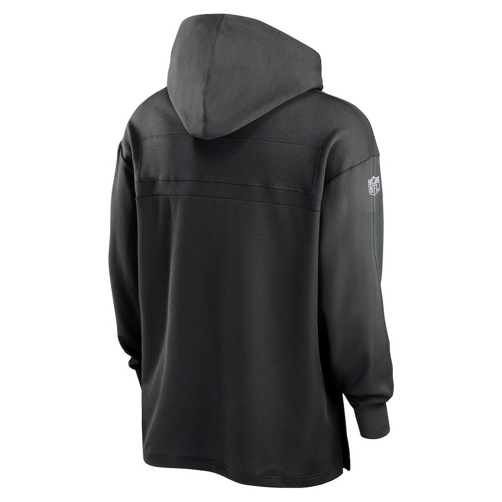 Las Vegas Raiders 2023 Sideline Lightweight Performance Hooded Top | NFL Discount
