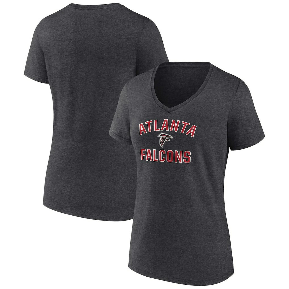 Atlanta Falcons Women's Victory Arch Team V-Neck T-Shirt | NFL Online