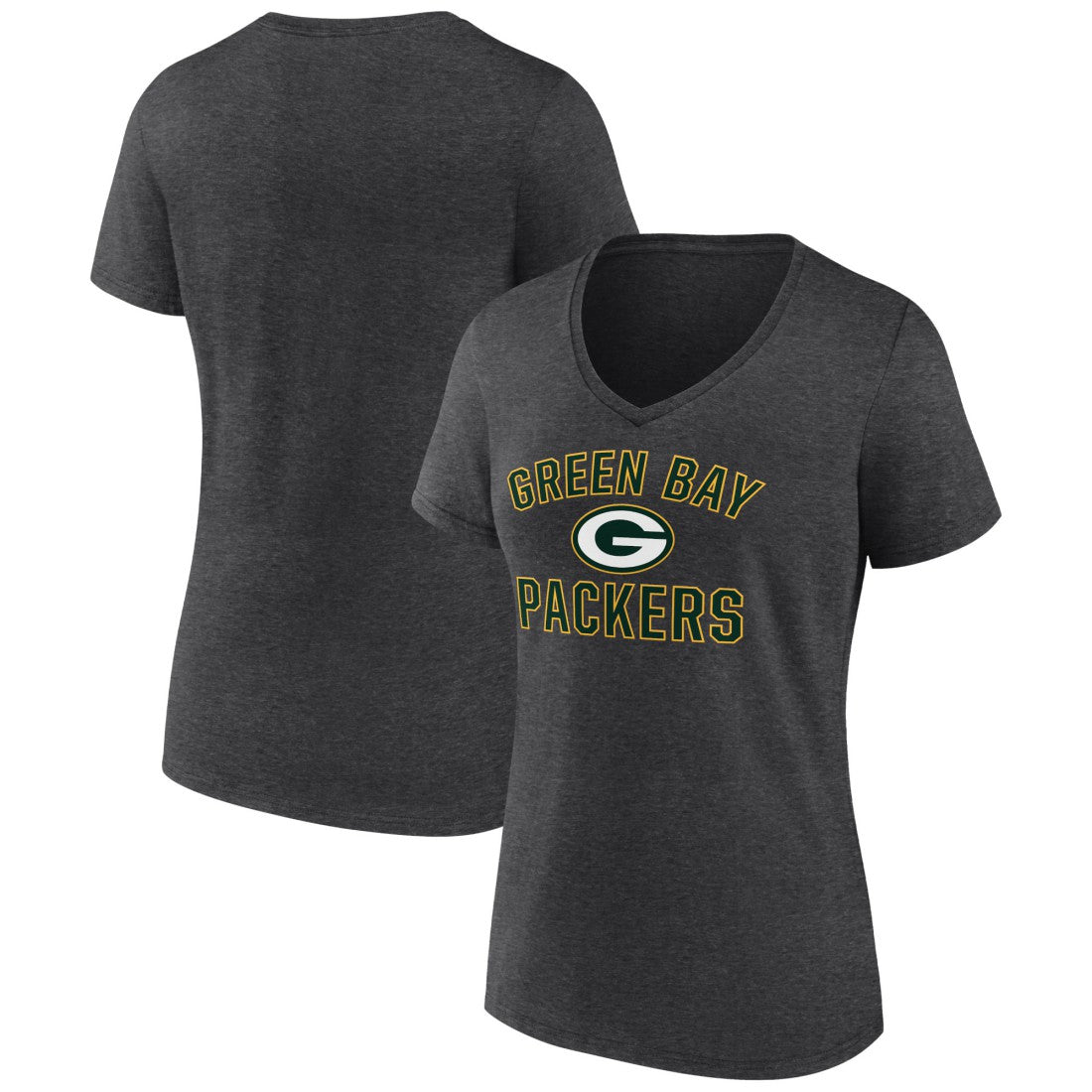 Green Bay Packers Women's Victory Arch Team V-Neck T-Shirt | NFL Sale