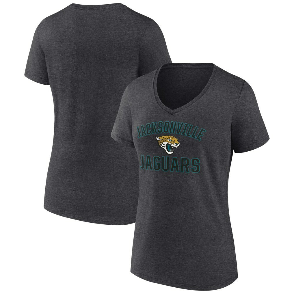Jacksonville Jaguars Women's Victory Arch Team V-Neck T-Shirt | NFL Sale