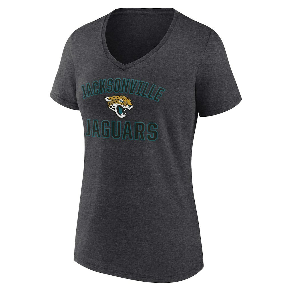 Jacksonville Jaguars Women's Victory Arch Team V-Neck T-Shirt | NFL Sale
