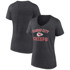 Kansas City Chiefs Women's Victory Arch Team V-Neck T-Shirt | NFL New