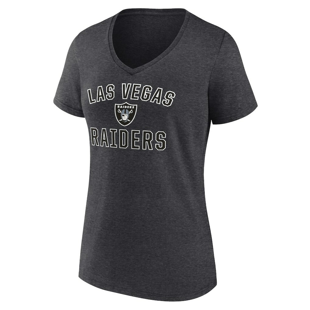 Las Vegas Raiders Women's Victory Arch Team V-Neck T-Shirt | NFL Hot