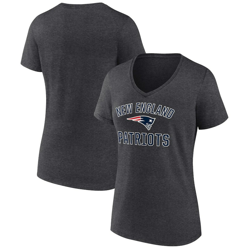 New England Patriots Women's Victory Arch Team V-Neck T-Shirt | NFL On sale