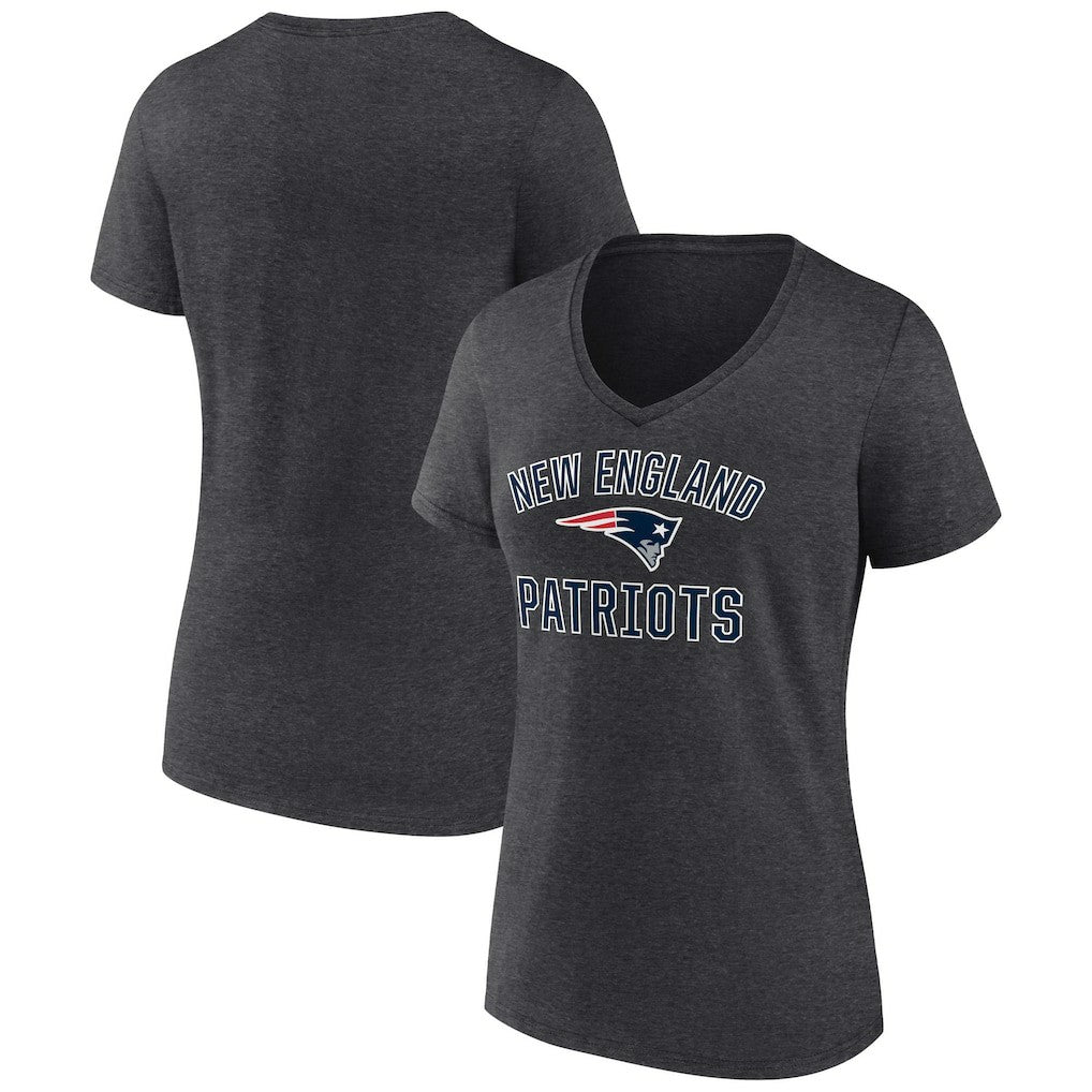 New England Patriots Women's Victory Arch Team V-Neck T-Shirt | NFL On sale