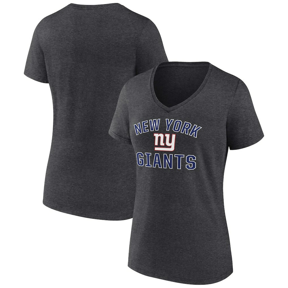 New York Giants Women's Victory Arch Team V-Neck T-Shirt | NFL Hot