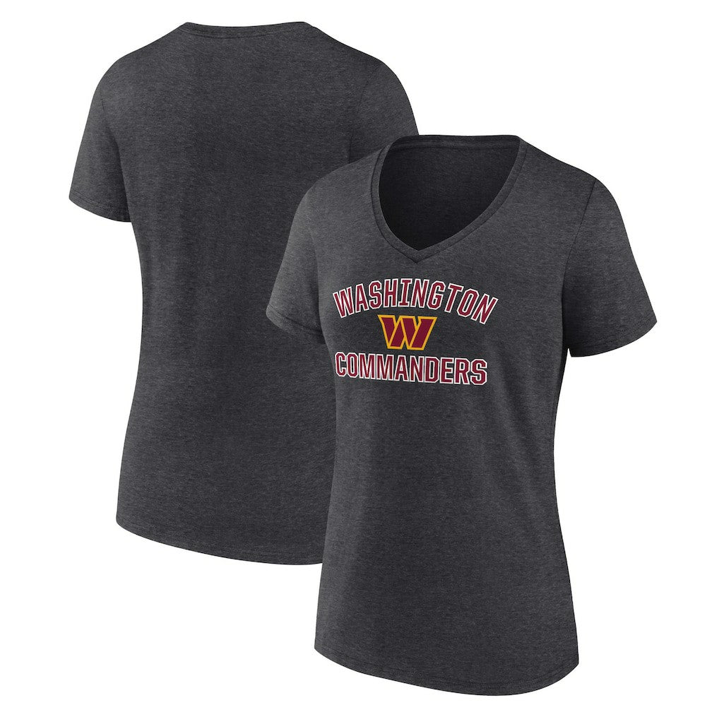 Washington Commanders Women's Victory Arch Team V-Neck T-Shirt | NFL New