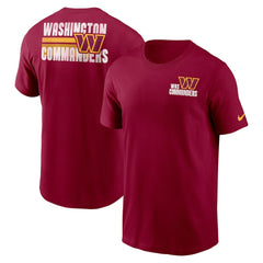 Washington Commanders Blitz Essential T-Shirt | NFL Outlet